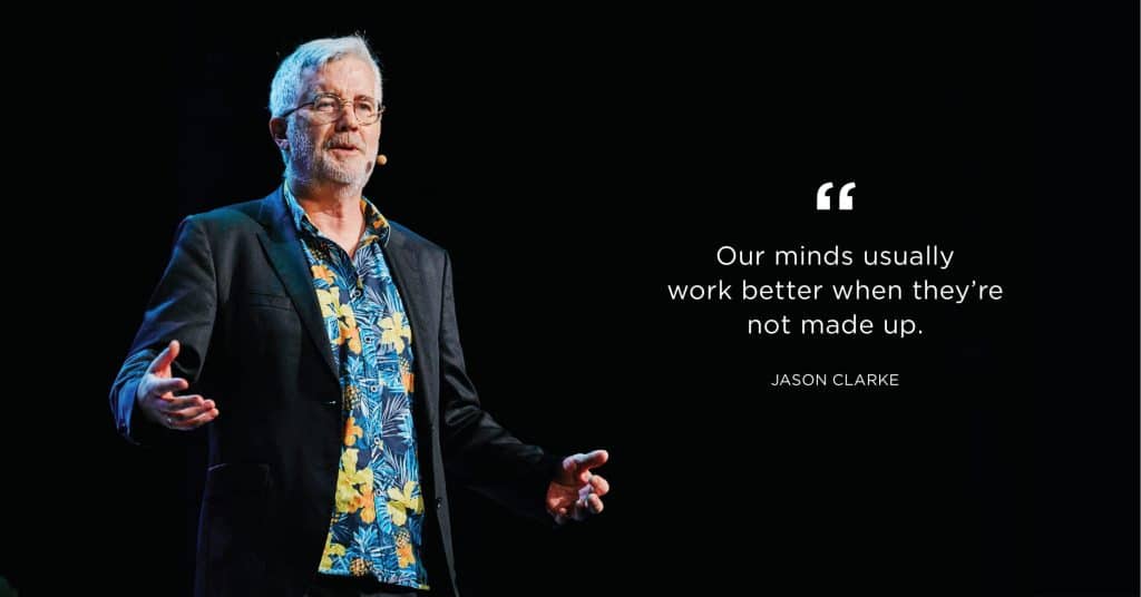 Jason Clarke Quote Card A quote by and picture of Jason Clark