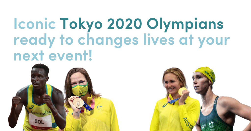 Iconic Tokyo 2020 Olympians ready to changes lives at your next event