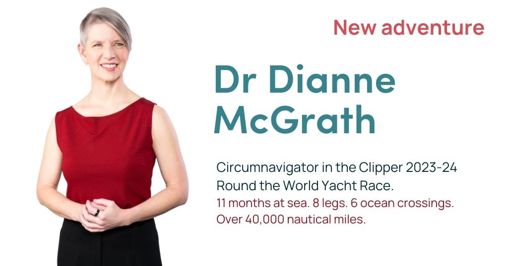 Dr Dianne McGrath - new adventure - blog